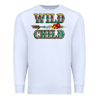 White wild chıld serape sunflower and gemstone with arrow Premium Sweatshirt - Artiststas