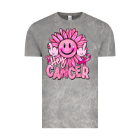 Cloud Rock hey cancer smiley face breast cancer Vintage Tee - RanaPortraitStore