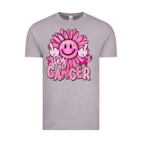 Vintage Zinc hey cancer smiley face breast cancer Vintage Tee - RanaPortraitStore