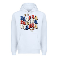 White american mama Premium Hoodie - BundleAndBundleShop