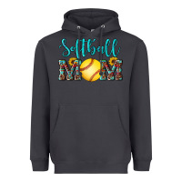 Smoke western leopard  sunflowers glitter mom softball Heavyweight Hoodie - Artiststas
