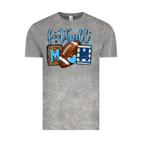 Cloud Rock Football mom blue team color Vintage Tee - HowdyJamesFarm