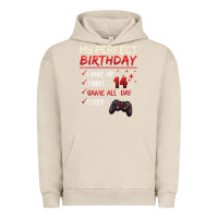 Pigment French Oak 14 Year Old Gamer Gift Boy Teen 14th Perfect Birthday Gaming Urban Hoodie - trangStudio