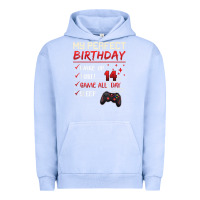 Pigment Grape Ice 14 Year Old Gamer Gift Boy Teen 14th Perfect Birthday Gaming Urban Hoodie - trangStudio