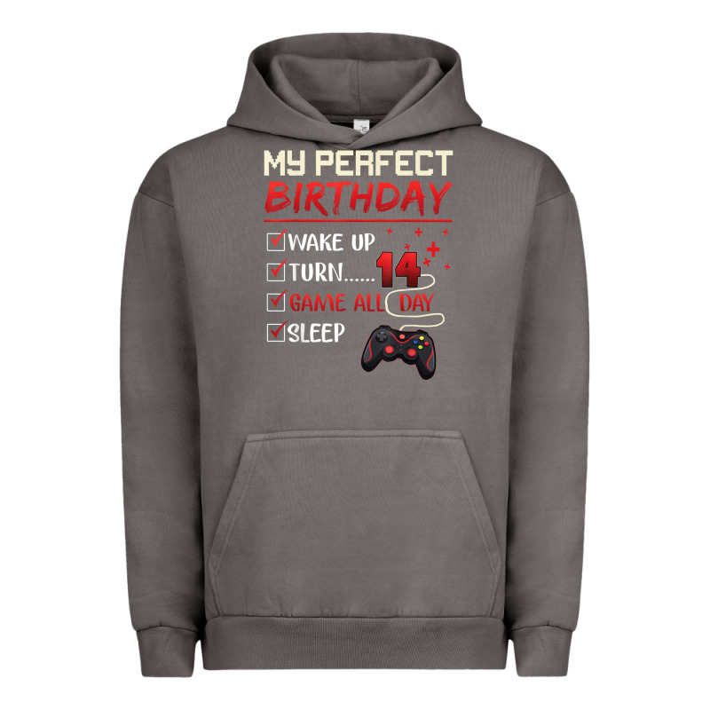14 Year Old Gamer Gift Boy Teen 14th Perfect Birthday Gaming Urban Hoodie by trangStudio | Teevron
