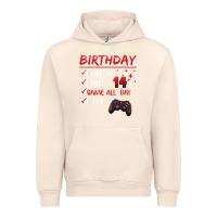 Sandshell 14 Year Old Gamer Gift Boy Teen 14th Perfect Birthday Gaming Urban Hoodie - trangStudio