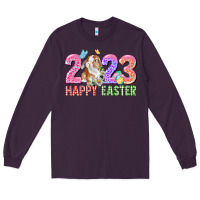 Plum 2023 Happy Easter Long Sleeve Tee - CowGirlArtShop