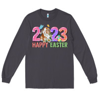 Smoke 2023 Happy Easter Long Sleeve Tee - CowGirlArtShop