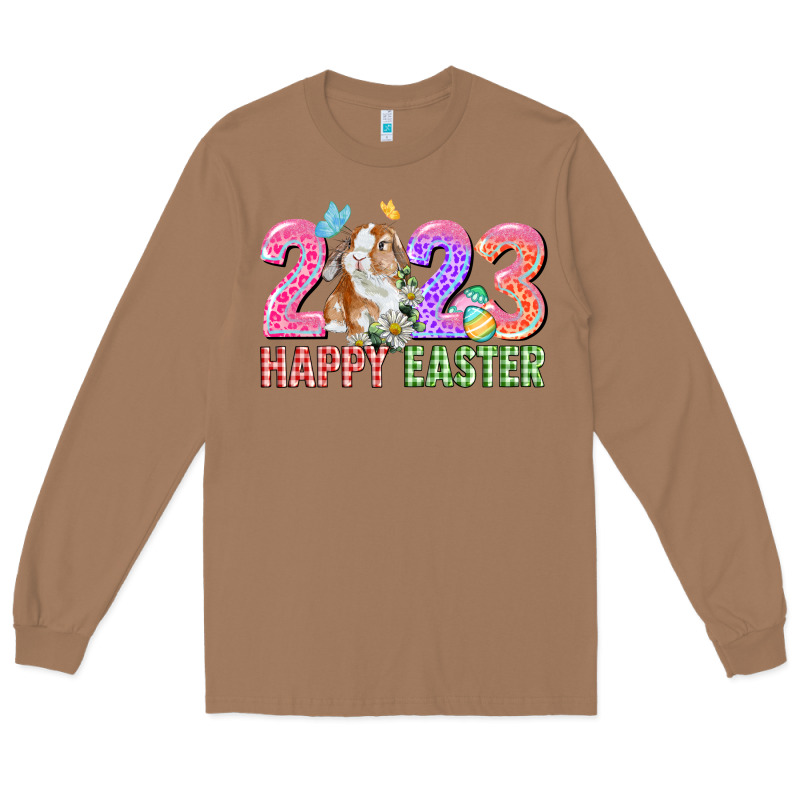 2023 Happy Easter Long Sleeve Tee by CowGirlArtShop | Teevron