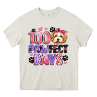 Cream 100 pawfect days Heavy Core Tee - Artiststas