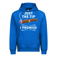 Cobalt Just The Tip Cigar Smoker Gift Funny Cigar Smoking Urban Hoodie - trangStudio