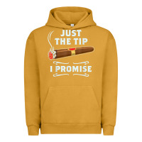 Pigment Peanut Butter Just The Tip Cigar Smoker Gift Funny Cigar Smoking Urban Hoodie - trangStudio