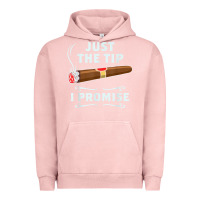 Pigment Salmon Just The Tip Cigar Smoker Gift Funny Cigar Smoking Urban Hoodie - trangStudio