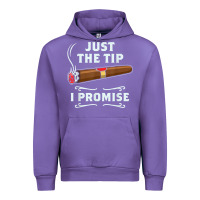 Tulip Just The Tip Cigar Smoker Gift Funny Cigar Smoking Urban Hoodie - trangStudio