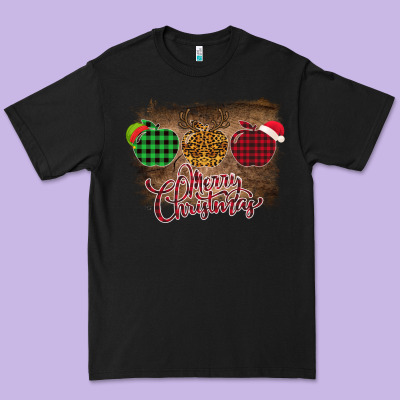 Merry Christmas Apples Premium Tee Designed By Bettercallsaul