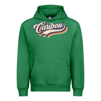 Emerald I Love Caribou City Usa Retro Vintage Urban Hoodie - trangStudio