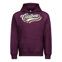 Mauve Wine I Love Caribou City Usa Retro Vintage Urban Hoodie - trangStudio