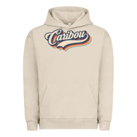 Pigment French Oak I Love Caribou City Usa Retro Vintage Urban Hoodie - trangStudio