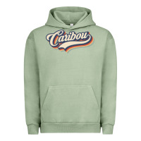 Pigment Oil Green I Love Caribou City Usa Retro Vintage Urban Hoodie - trangStudio
