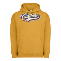 Pigment Peanut Butter I Love Caribou City Usa Retro Vintage Urban Hoodie - trangStudio