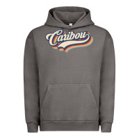 I Love Caribou City Usa Retro Vintage Urban Hoodie | Teevron