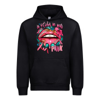 Black in october we wear pink  lips Urban Hoodie - AdoDesignShop