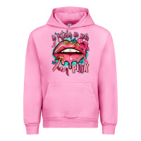 Fuchsia Pink in october we wear pink  lips Urban Hoodie - AdoDesignShop