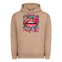 Pigment Burro in october we wear pink  lips Urban Hoodie - AdoDesignShop