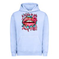 Pigment Grape Ice in october we wear pink  lips Urban Hoodie - AdoDesignShop