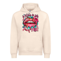 Sandshell in october we wear pink  lips Urban Hoodie - AdoDesignShop