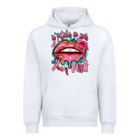 White in october we wear pink  lips Urban Hoodie - AdoDesignShop