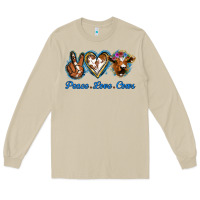 Mushroom Peace Love Cows Long Sleeve Tee - Jasminsmagicworld