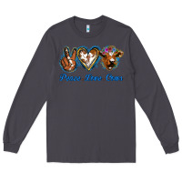 Smoke Peace Love Cows Long Sleeve Tee - Jasminsmagicworld
