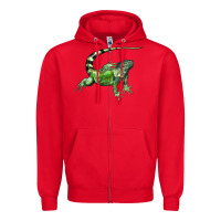 Red İguana Zipper Hoodie - LillyAllenDesigns