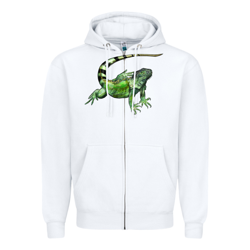 İguana Zipper Hoodie by LillyAllenDesigns | Teevron