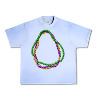 Grape Ice mardi gras beads Urban Heavy Tee - CowGirlArtShop