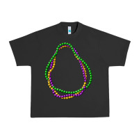 Pigment Black mardi gras beads Urban Heavy Tee - CowGirlArtShop