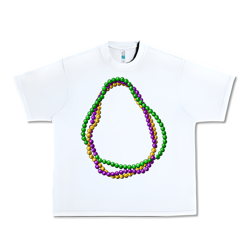 Mardi Gras Beads Urban Heavy Tee by CowGirlArtShop | Teevron
