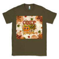 Army Green Fall Cozy Season Classic Tee - texasbilliewilder