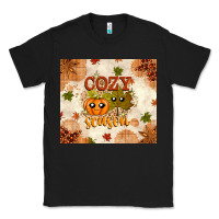 Black Fall Cozy Season Classic Tee - texasbilliewilder
