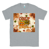 Heather Grey Fall Cozy Season Classic Tee - texasbilliewilder