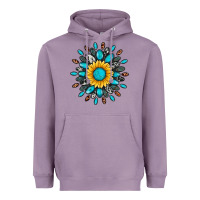 Lavender gemstone sunflower Heavyweight Hoodie - Artiststas