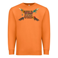 Carrot wild one with gemstone and sunflower Premium Sweatshirt - Artiststas