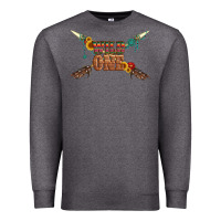 Charcoal Heather wild one with gemstone and sunflower Premium Sweatshirt - Artiststas