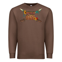 Chestnut wild one with gemstone and sunflower Premium Sweatshirt - Artiststas