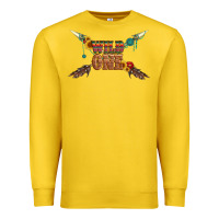 Lemon wild one with gemstone and sunflower Premium Sweatshirt - Artiststas