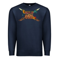 Navy wild one with gemstone and sunflower Premium Sweatshirt - Artiststas
