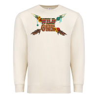 Sandshell wild one with gemstone and sunflower Premium Sweatshirt - Artiststas