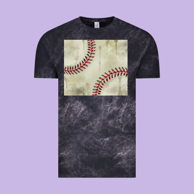 Dirty Baseball Pattern Vintage Tee Designed By Tumblerdesignbyshophia