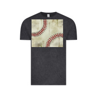 Vintage Black dirty baseball pattern Vintage Tee - TumblerDesignByShophia
